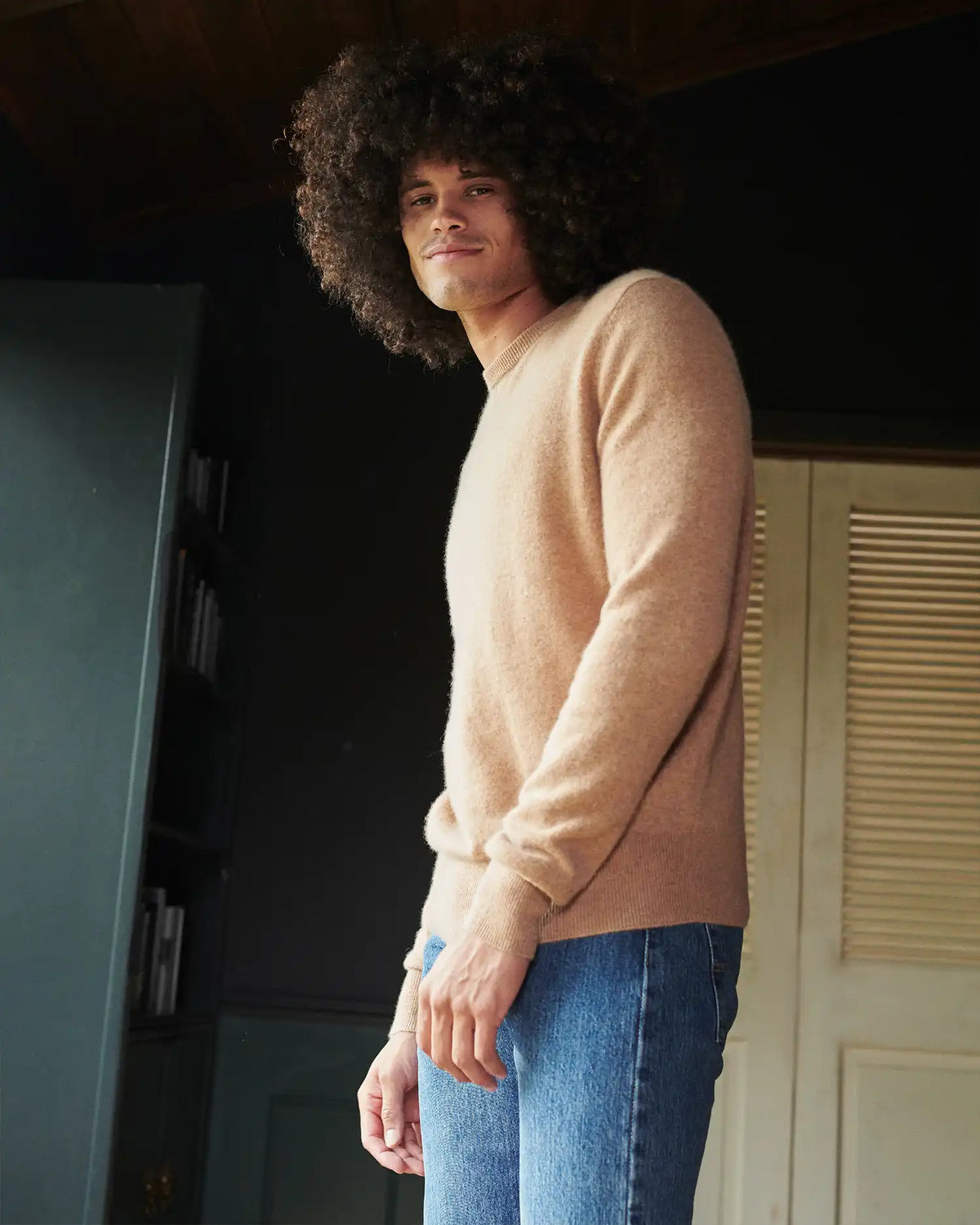 Mongolian Spring Cashmere Crewneck Sweater