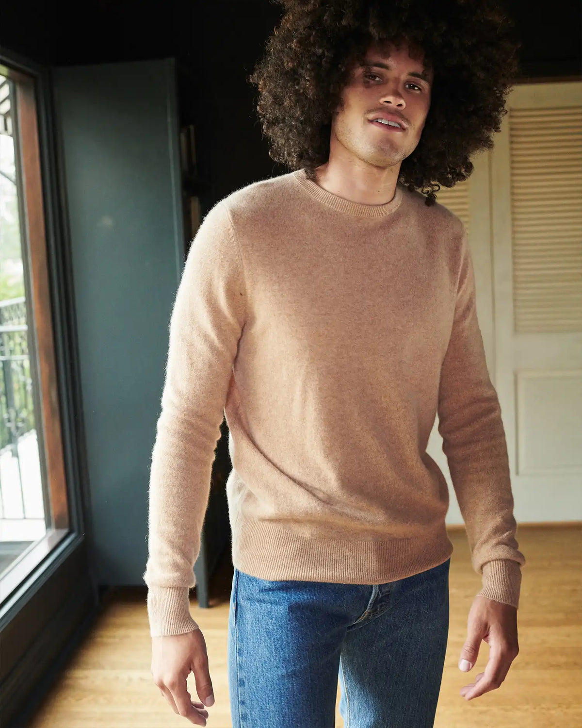 Mongolian Spring Cashmere Crewneck Sweater
