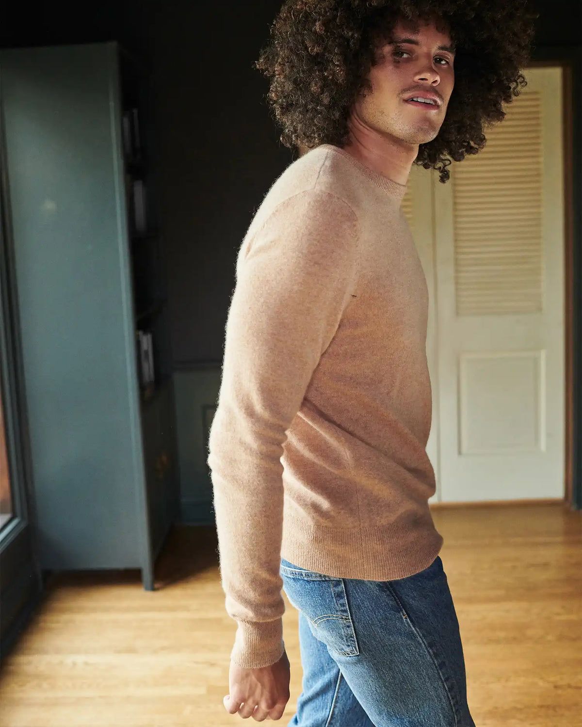 Mongolian Cashmere Crewneck Sweater