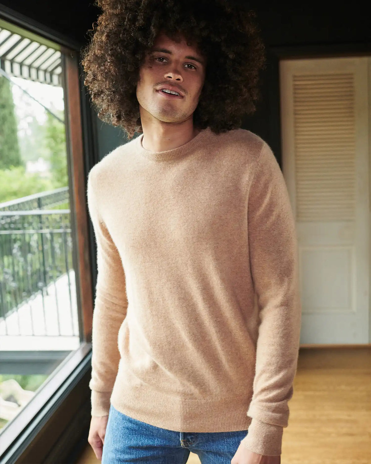 Mongolian Spring Cashmere Crewneck Sweater