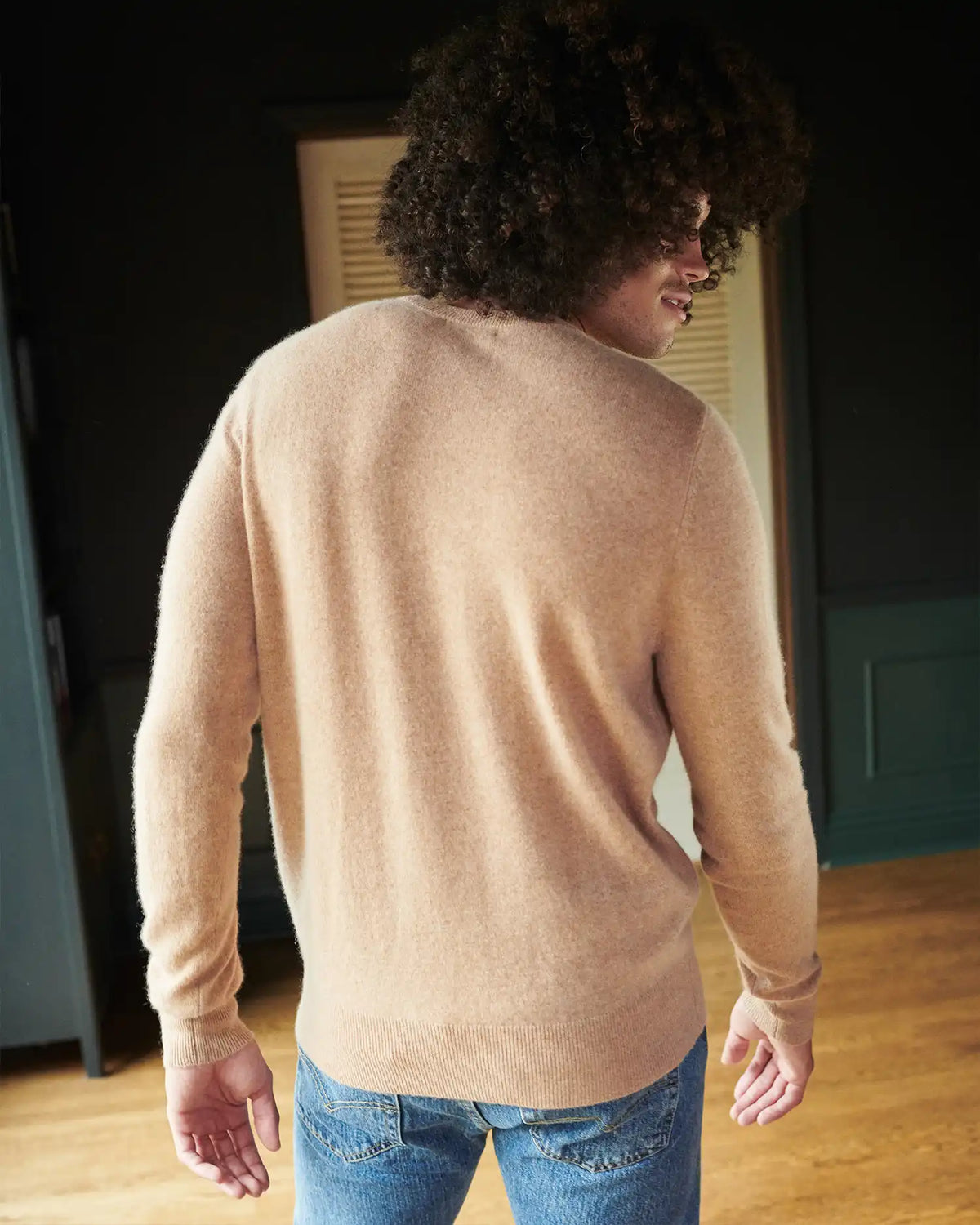 Mongolian Spring Cashmere Crewneck Sweater