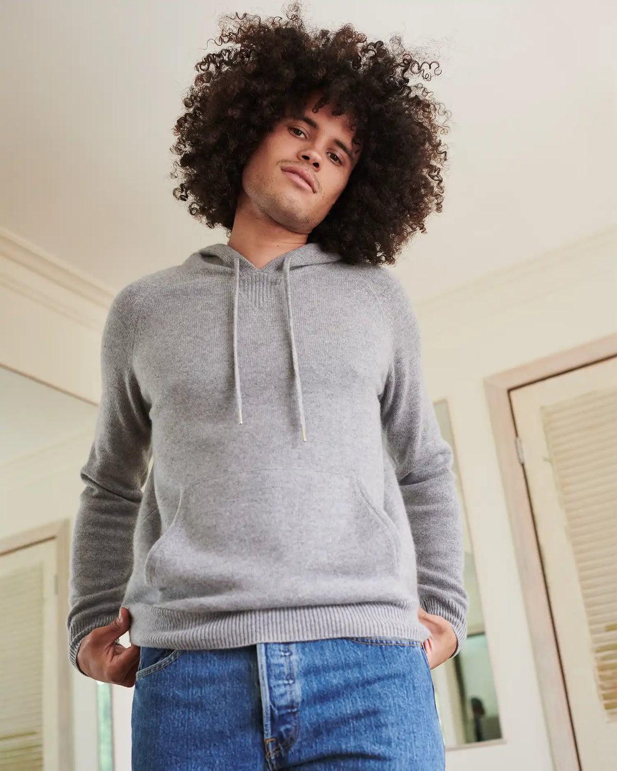 Mongolian Spring Cashmere Pullover Hoodie