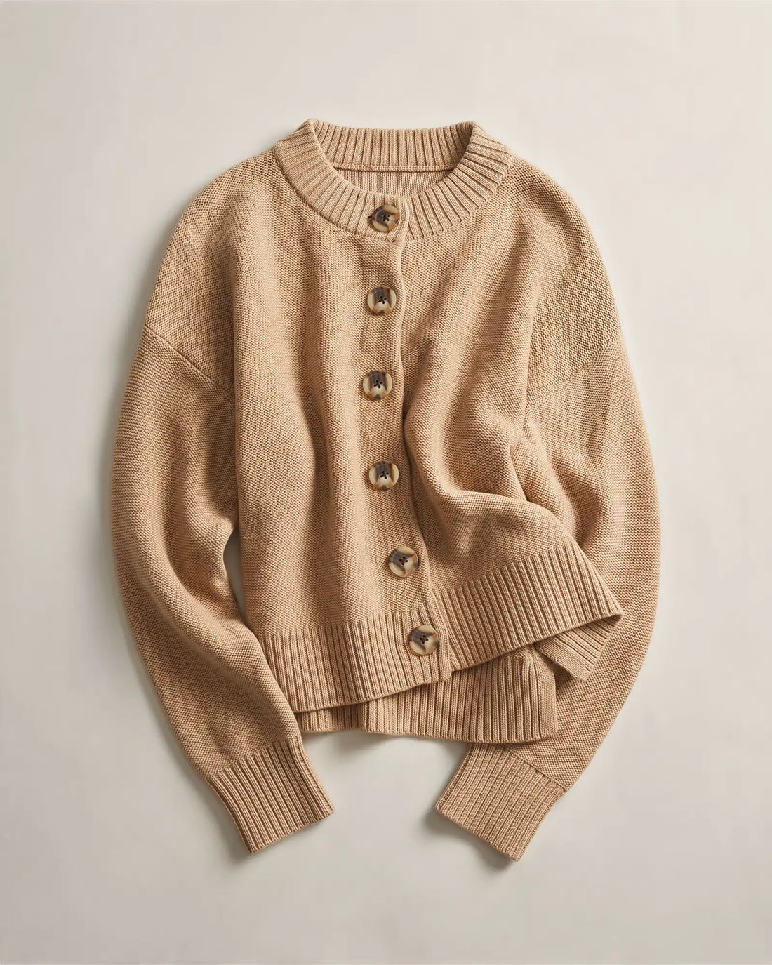 100% Organic Cotton Cropped Cardigan