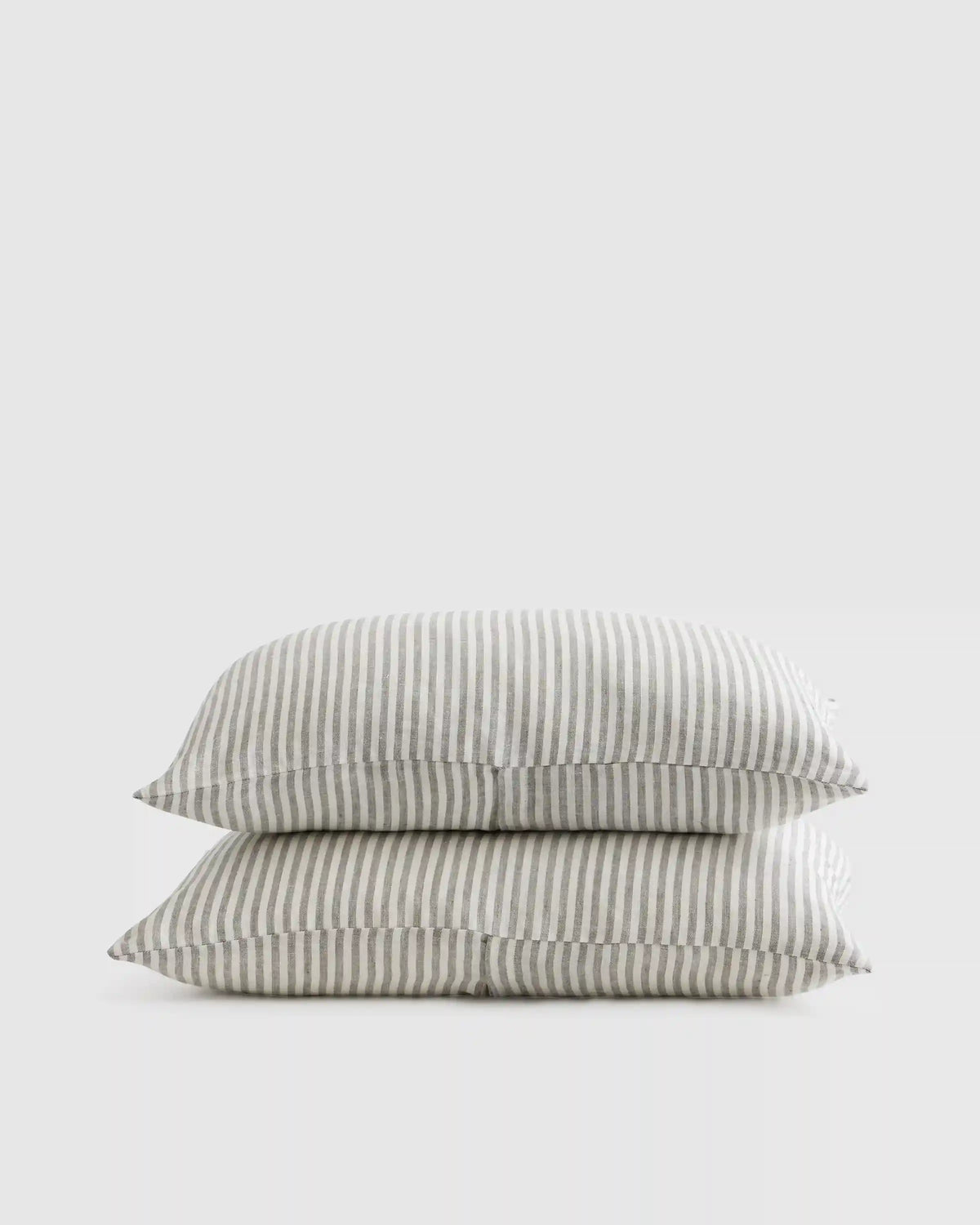 European Linen Stripe Sham Set