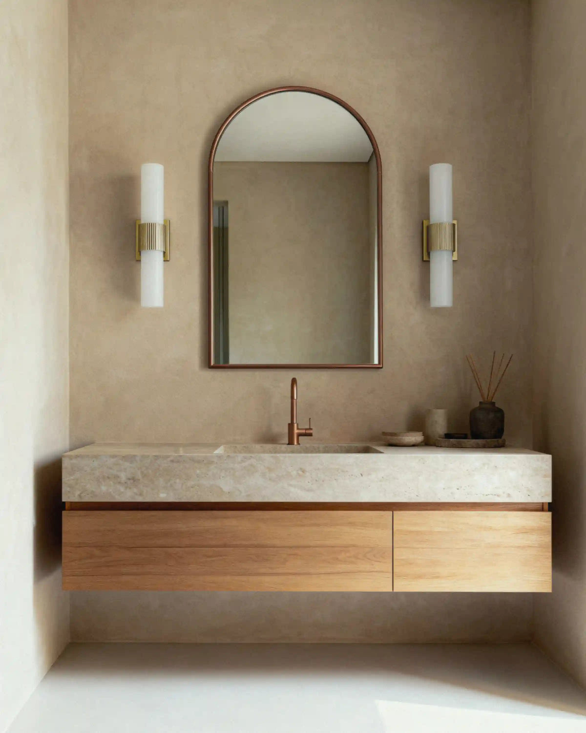 Classic Glass Vanity Sconce