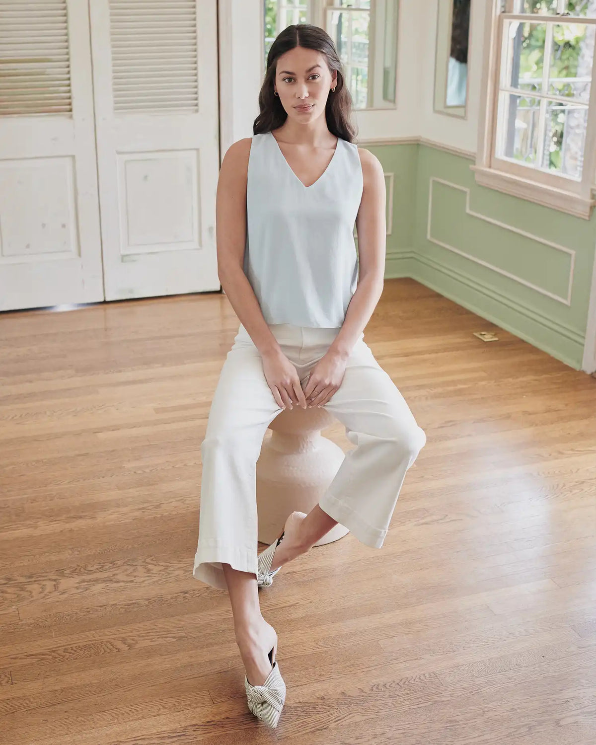 Washable Stretch Silk Tank