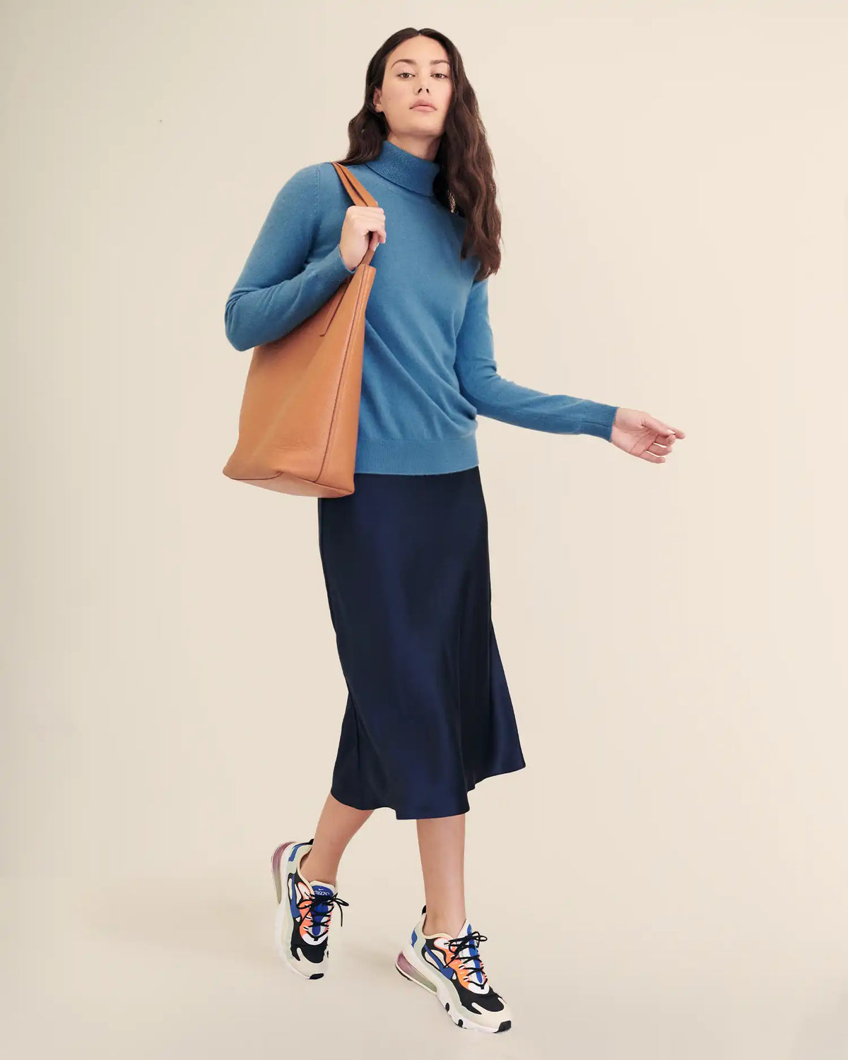Mongolian Cashmere Turtleneck Sweater