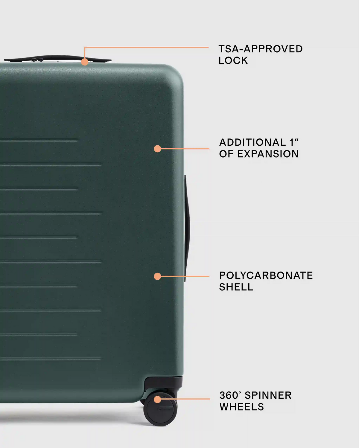 Expandable Small Carry-On Suitcase