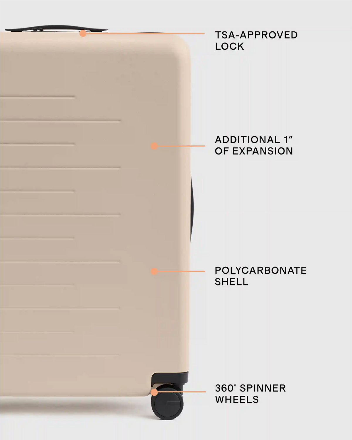 Expandable Large Check-In Suitcase