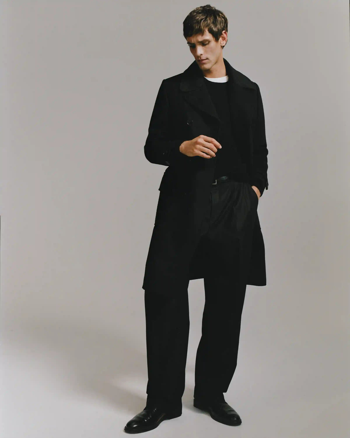 Mongolian Cashmere Fisherman Crewneck Sweater