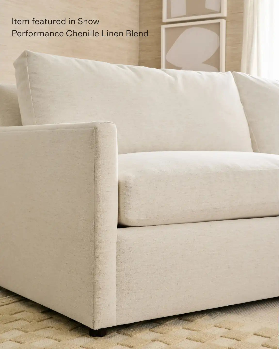 Oasis Sofa in Performance Linen