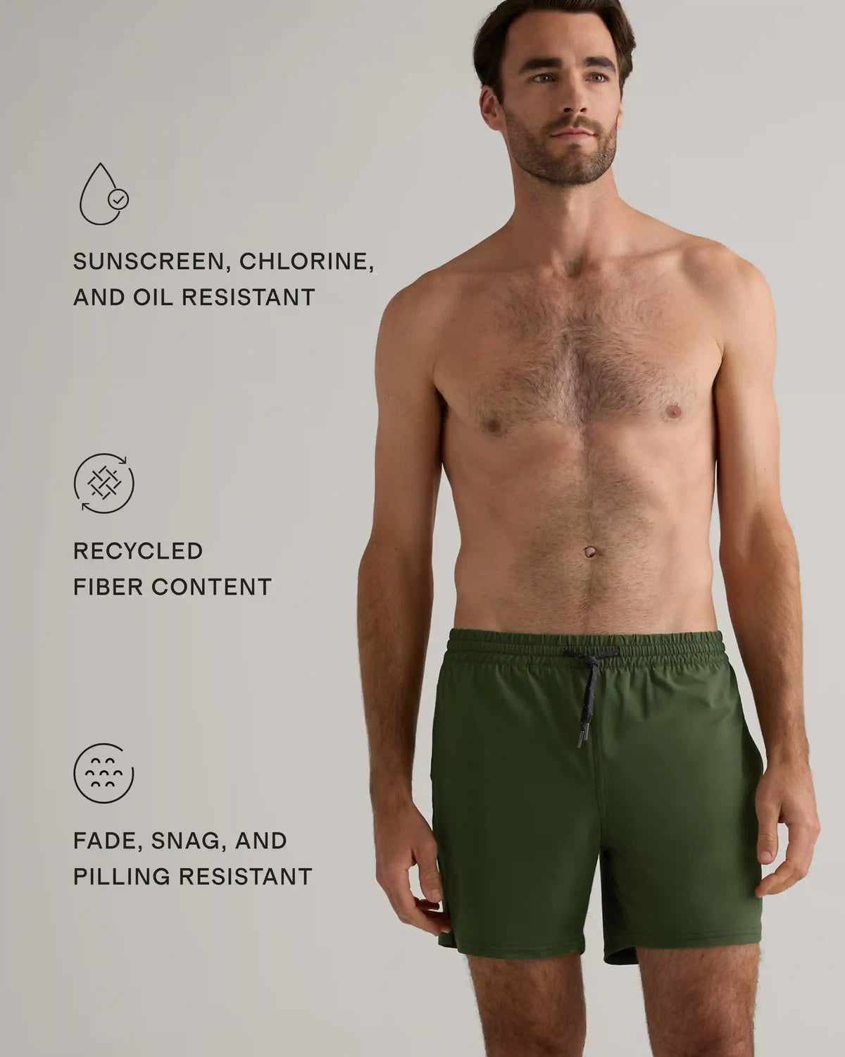 Italian Swim Trunks - 5.5"