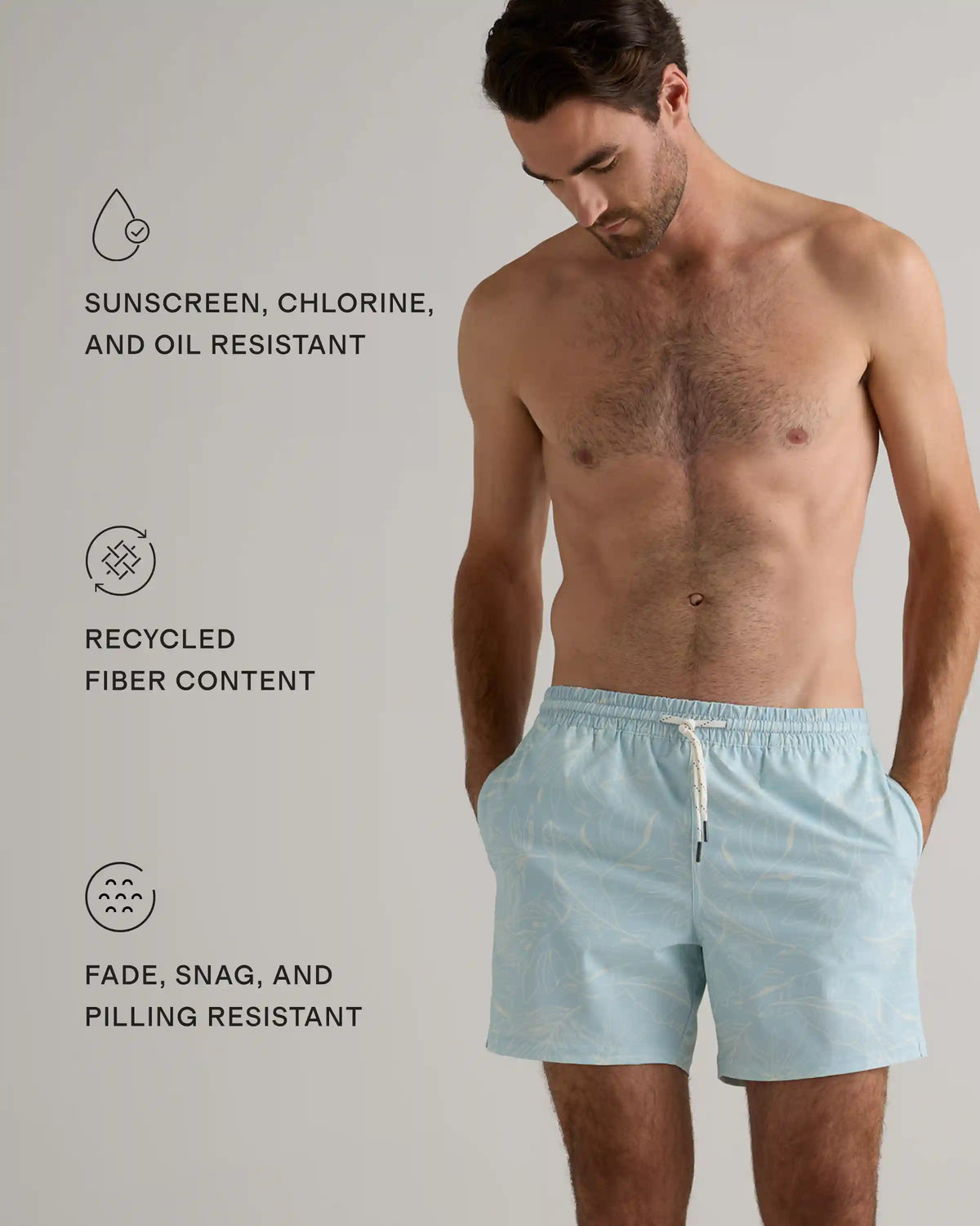 Italian Swim Trunks - 5.5"