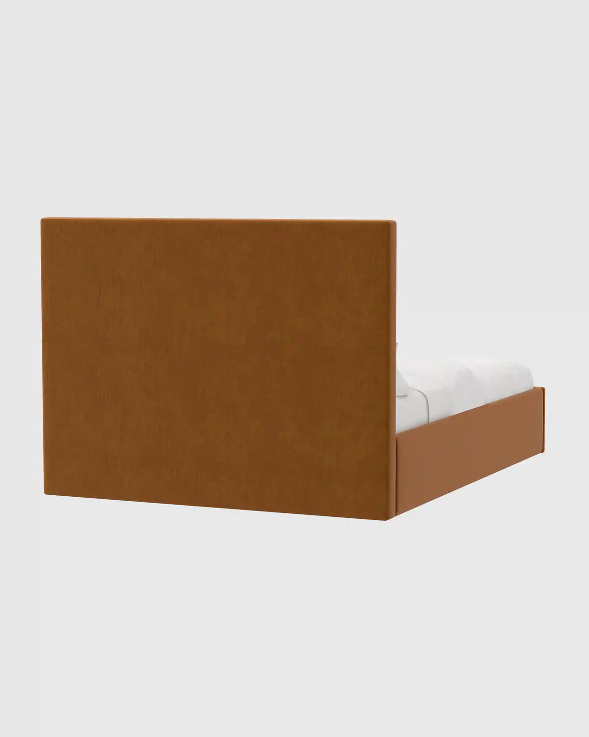 Square Bed in Performance Velvet