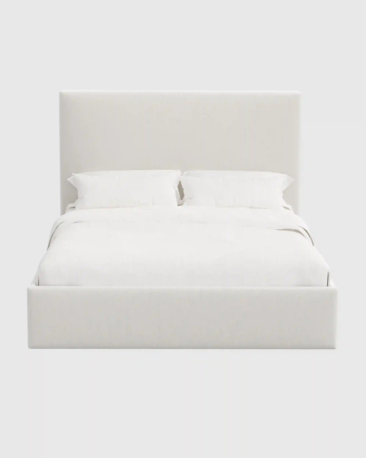 Square Bed in Performance Velvet