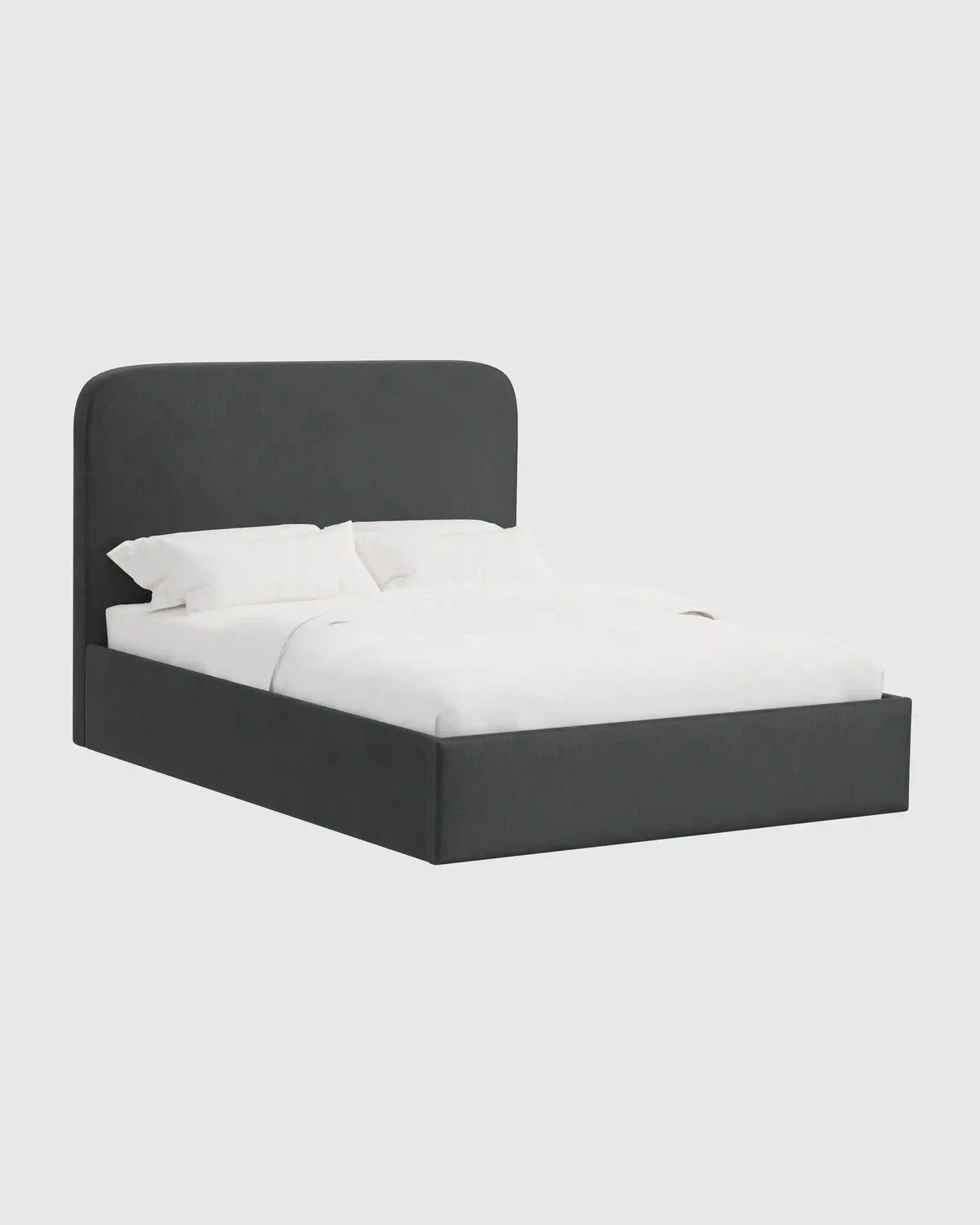 Curved Bed in Performance Velvet