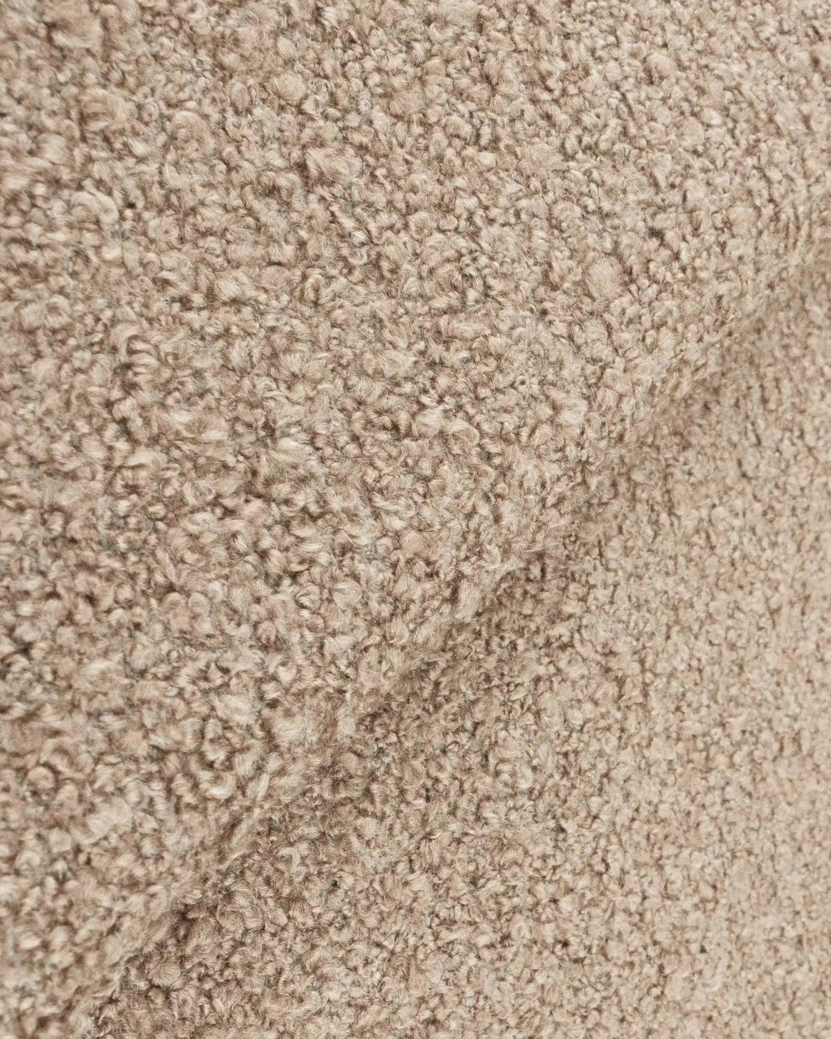 Plush Boucle Square Bed