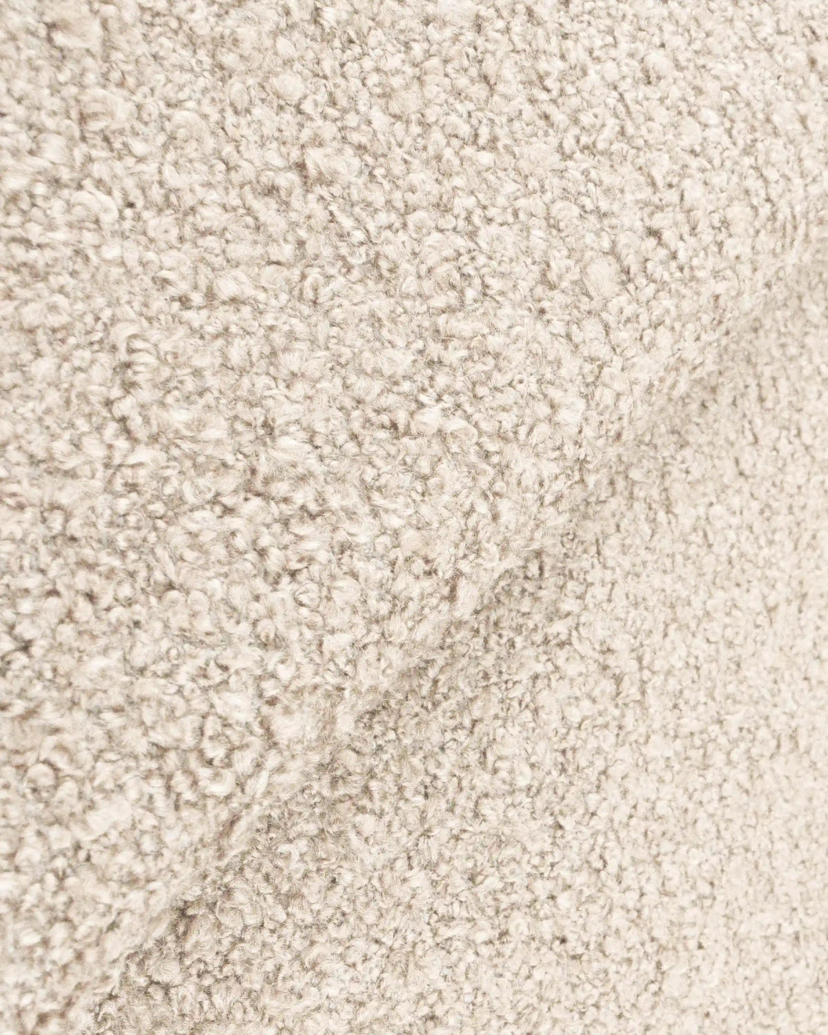 Plush Boucle Wingback Bed