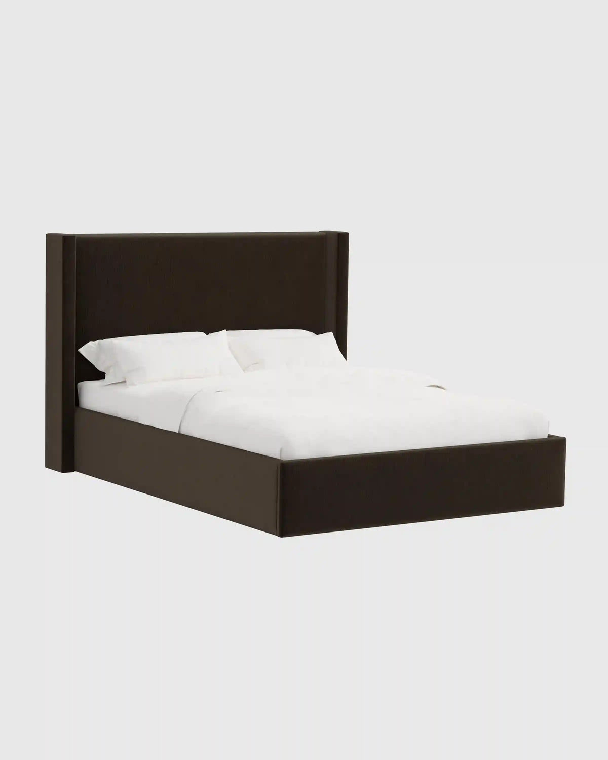 Wingback Bed in Performance Velvet