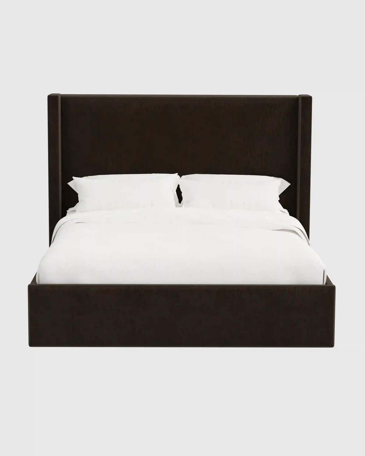 Wingback Bed in Performance Velvet