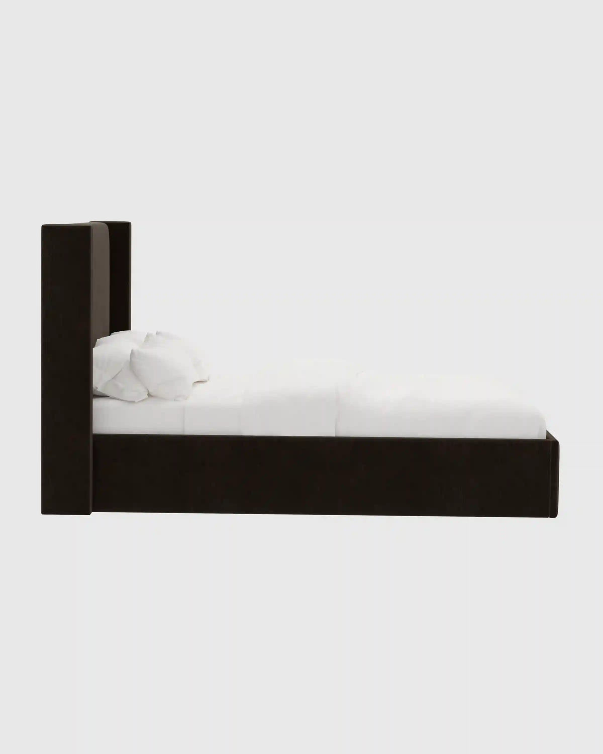 Wingback Bed in Performance Velvet
