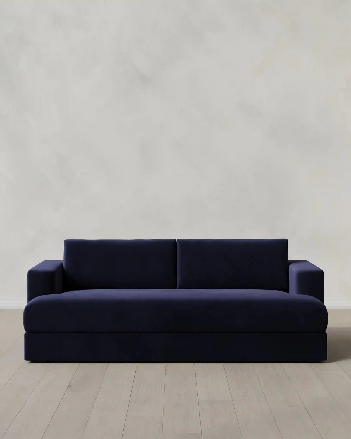 Sierra Curved Arm Sofa in Performance Velvet