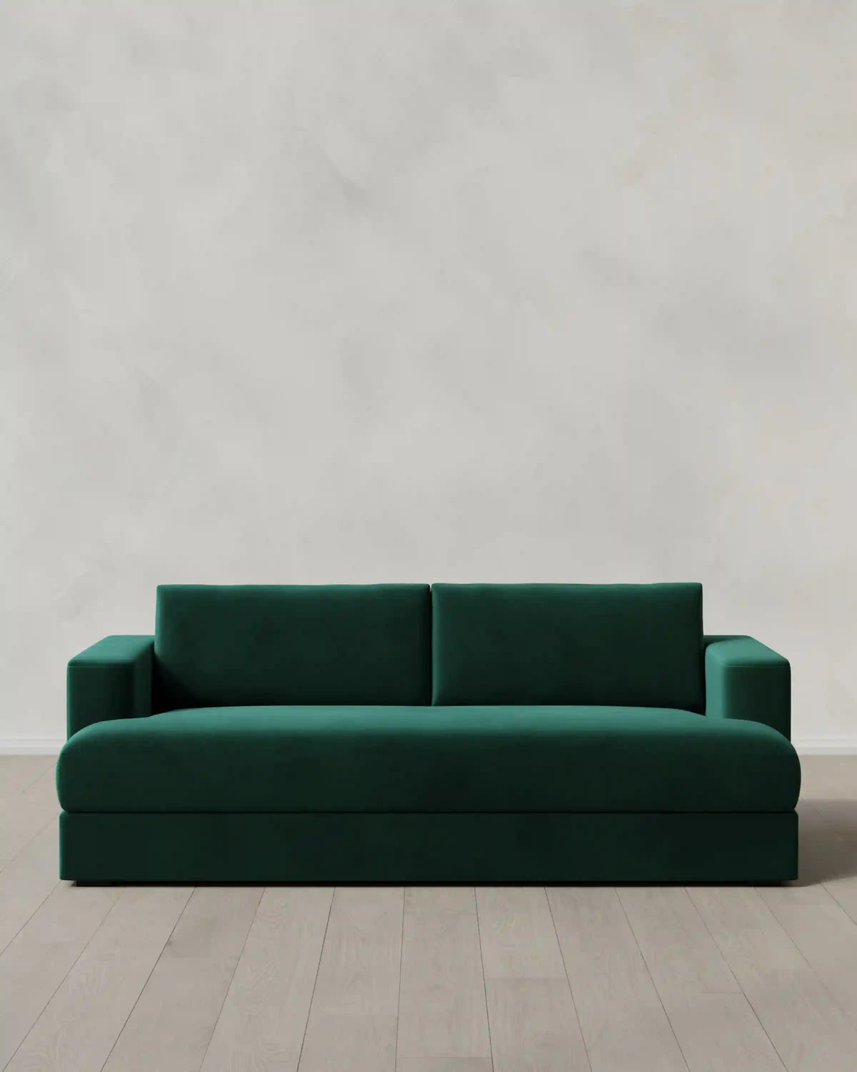 Sierra Curved Arm Sofa in Performance Velvet