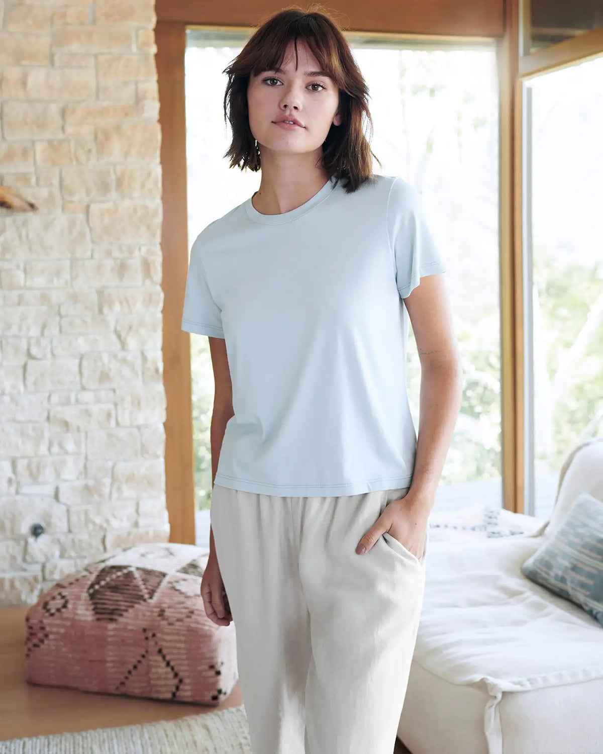 100% Organic Cotton Boxy Crewneck Tee (3-Pack)