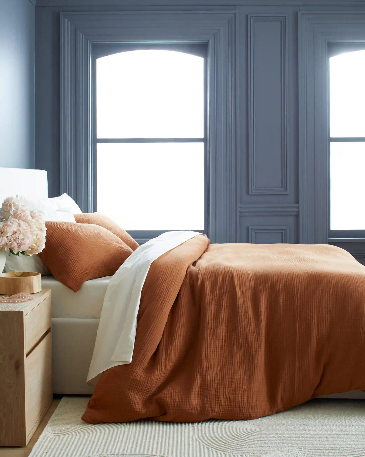 Organic Cotton Gauze Duvet Cover Set