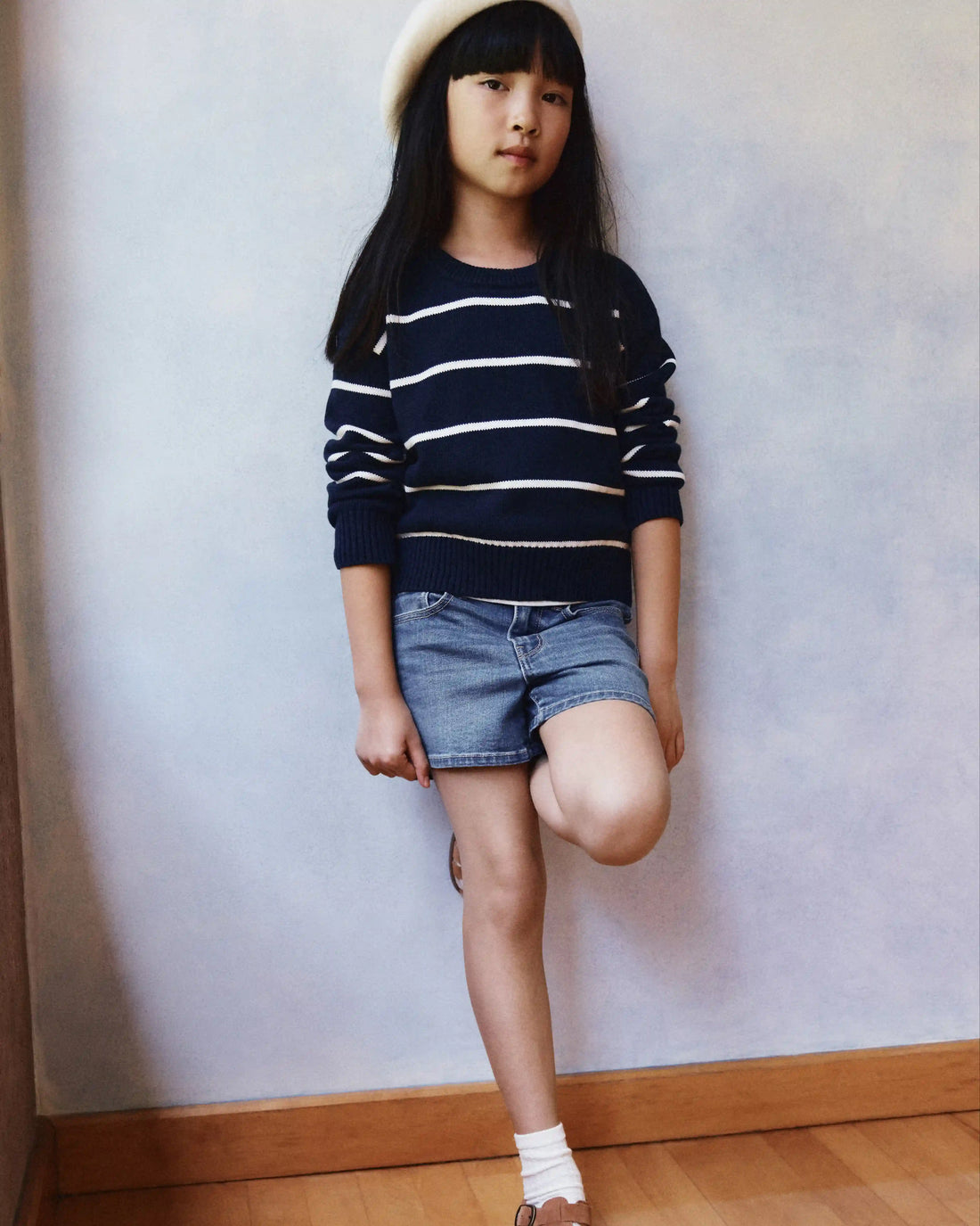 Girls Stretch Denim Short