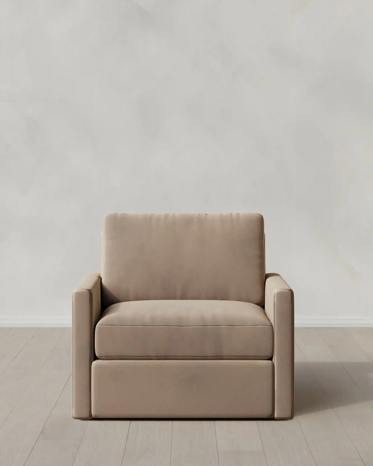 Brennan Swivel Chair in Performance Velvet