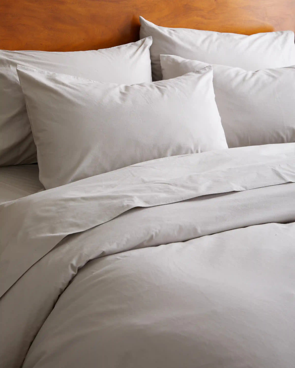 Organic Brushed Cotton Sham Set