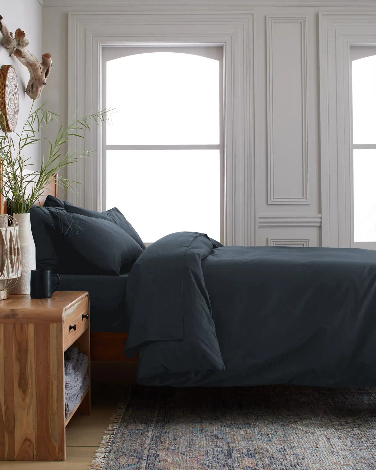 Organic Brushed Cotton Duvet Cover Set