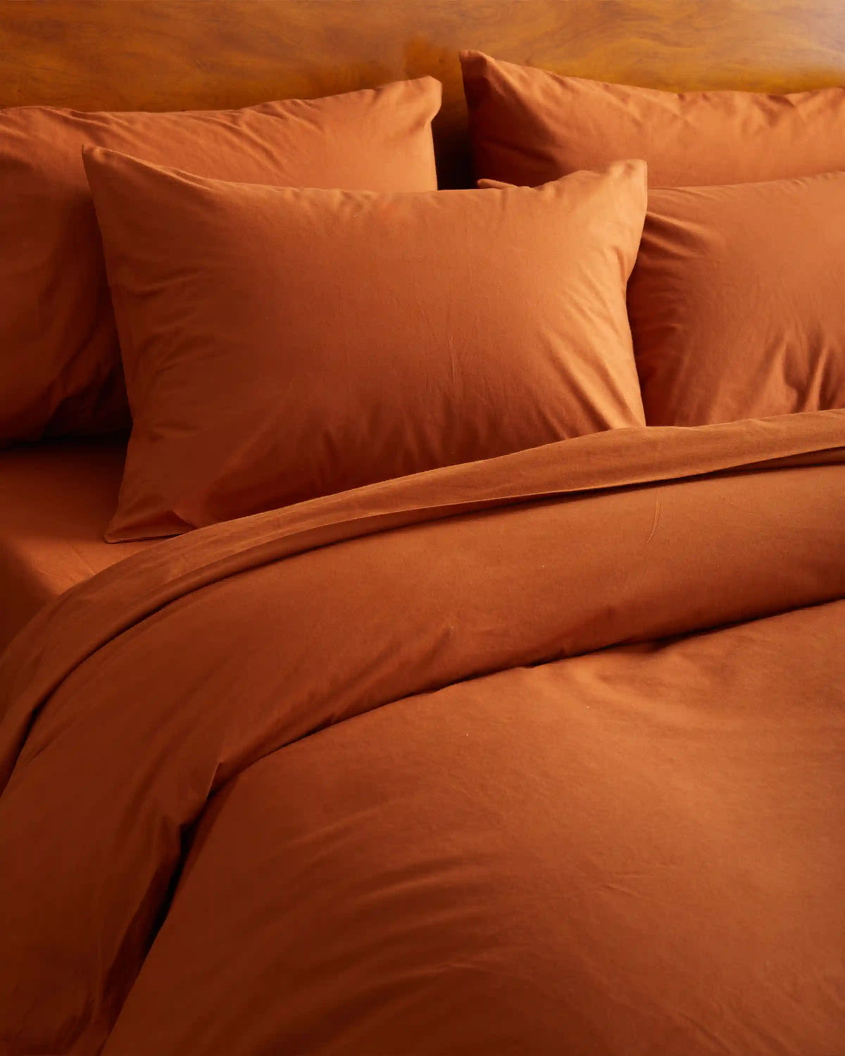 Organic Brushed Cotton Sham Set