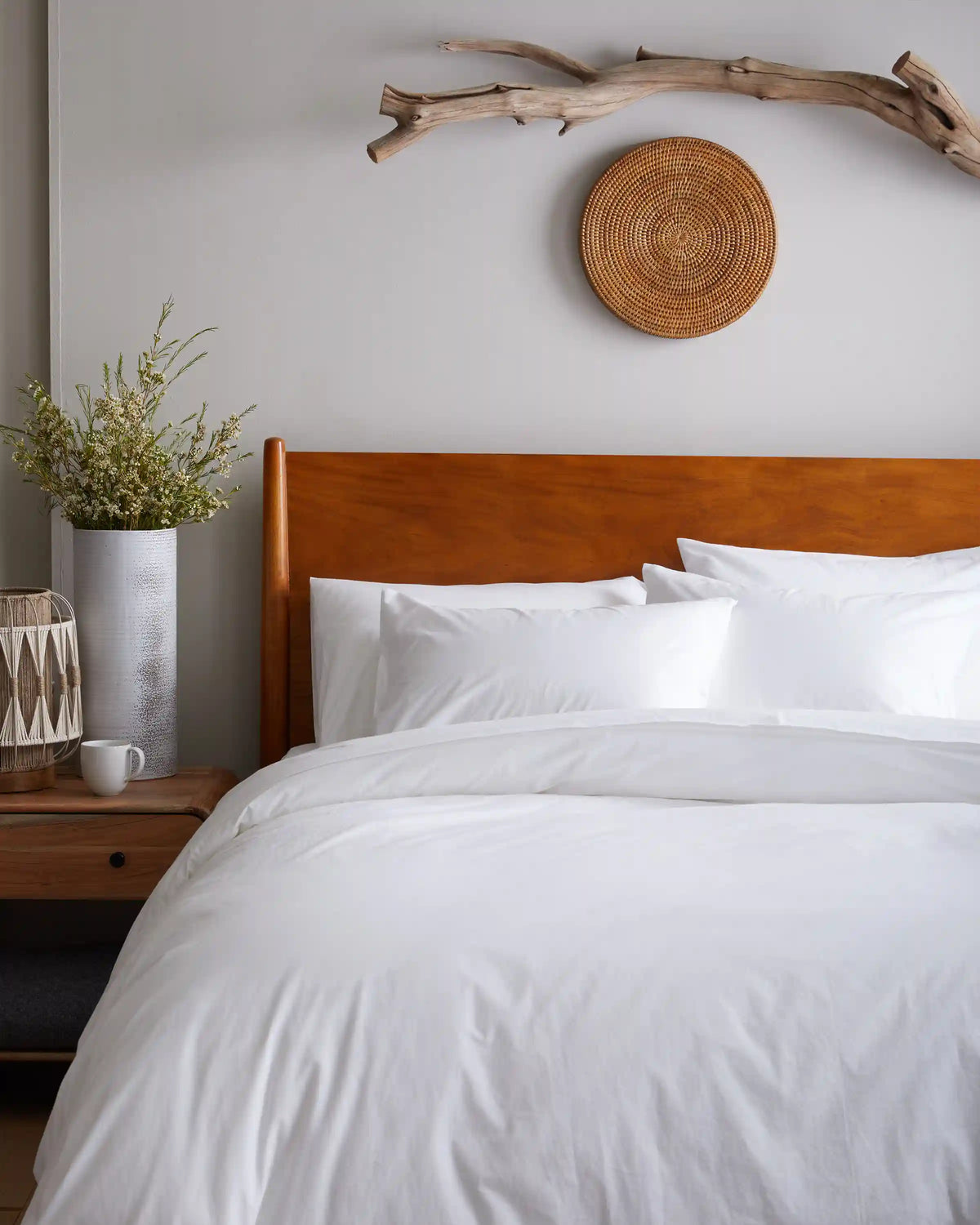Organic Brushed Cotton Sham Set