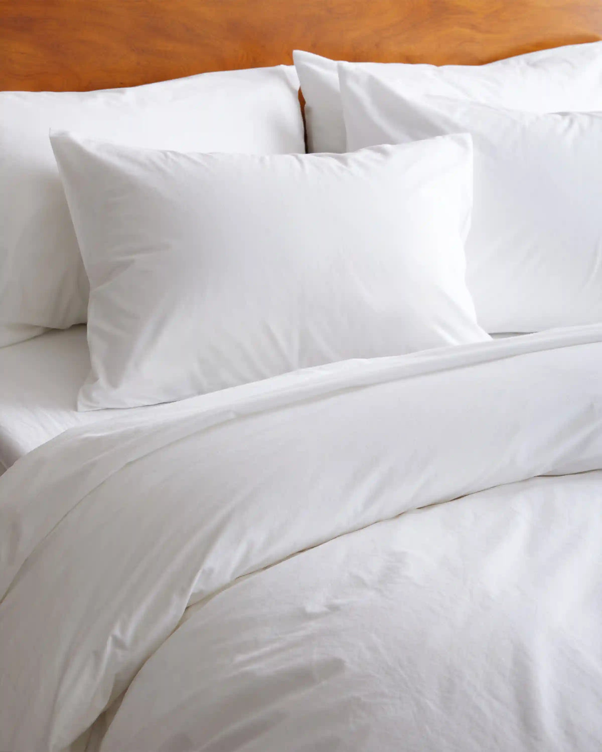 Organic Brushed Cotton Sham Set