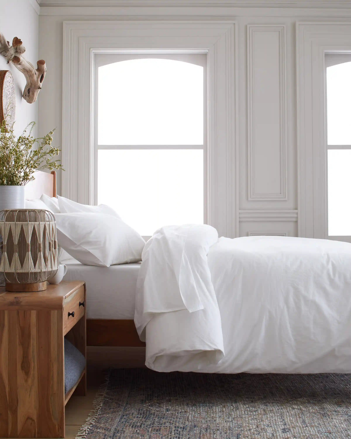 Organic Brushed Cotton Sham Set