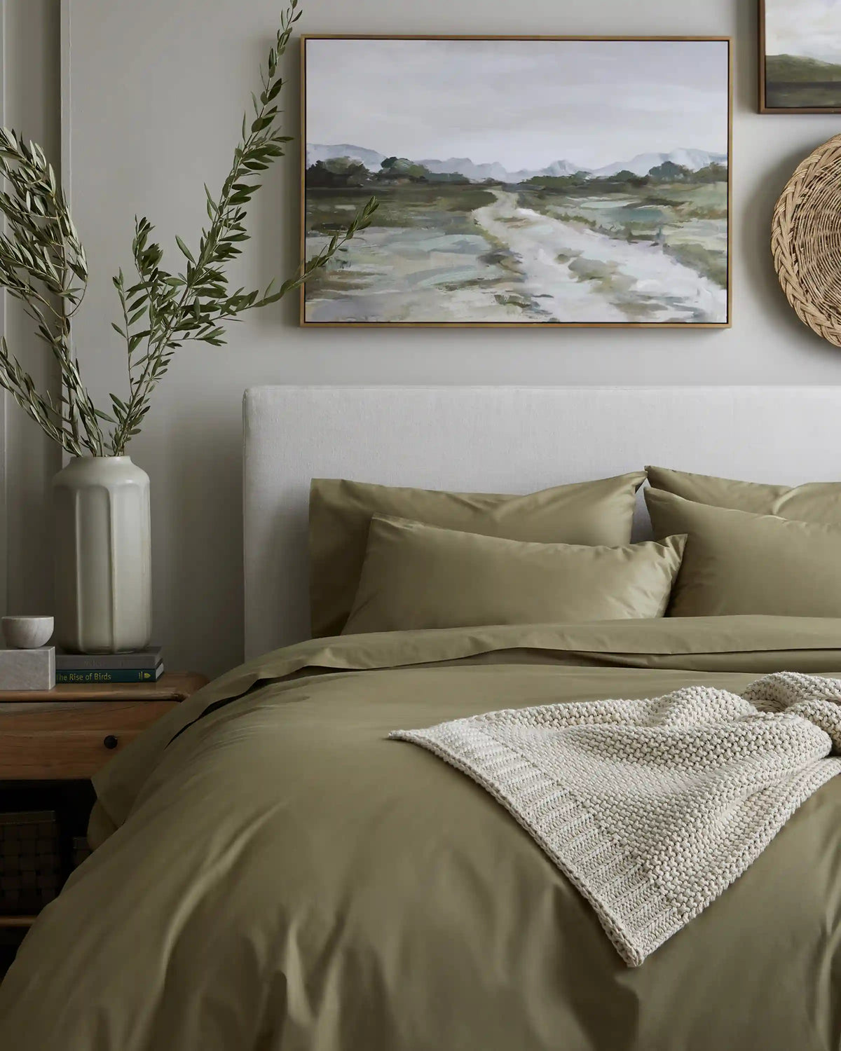Organic Crisp Percale Sham Set
