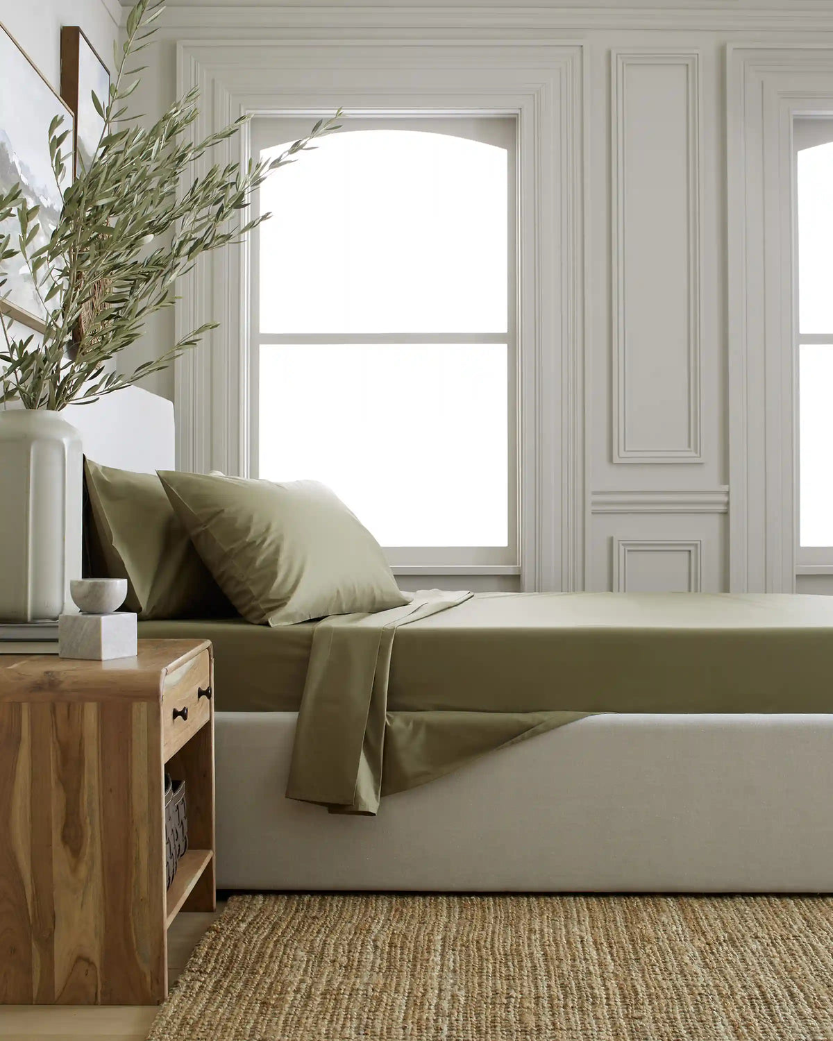 Organic Crisp Percale Pillowcase Set