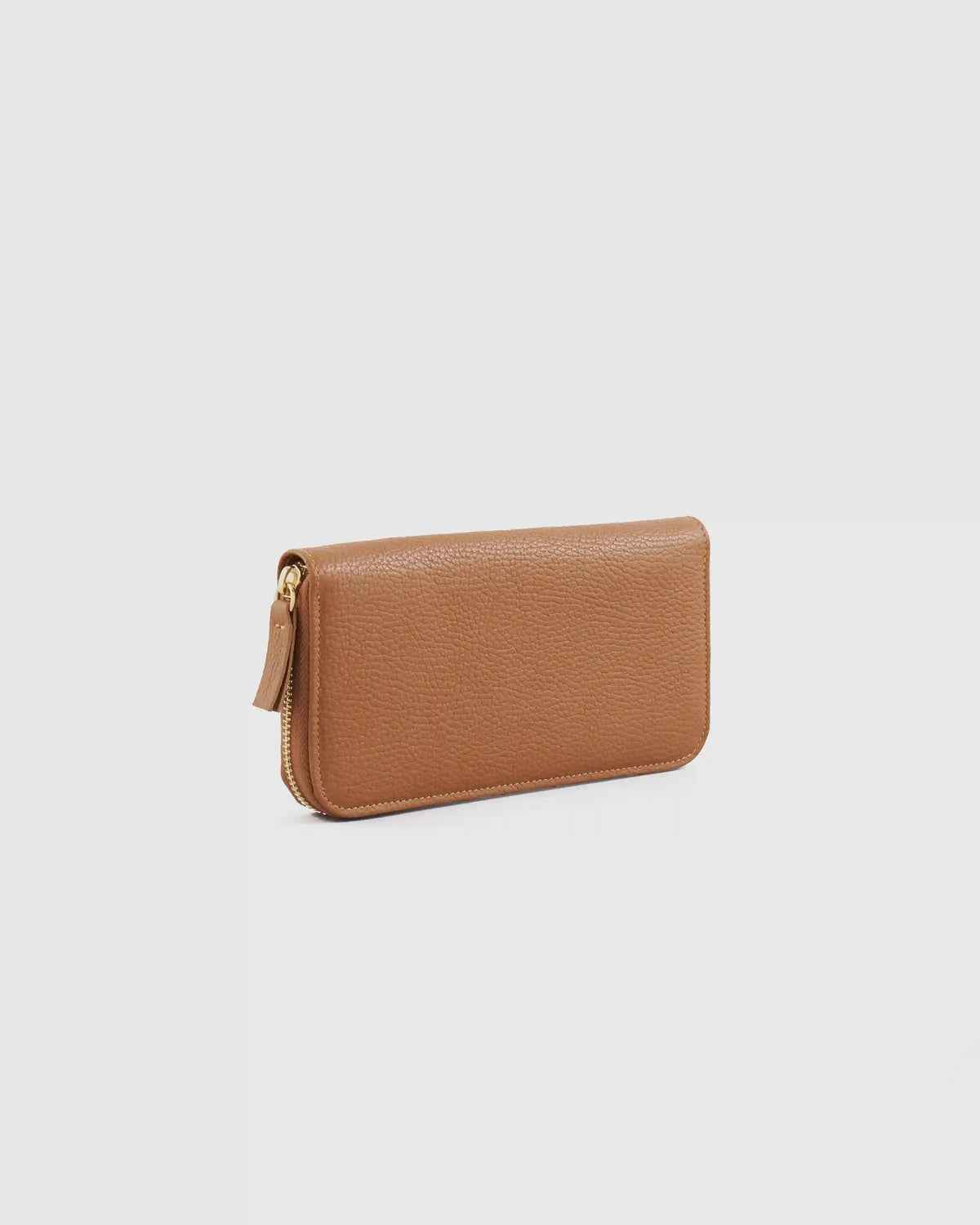 Italian Pebbled Leather Continental Wallet