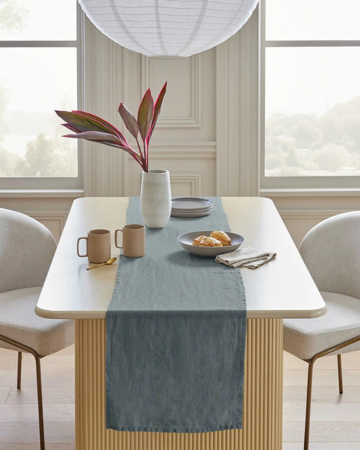 European Linen Table Runner