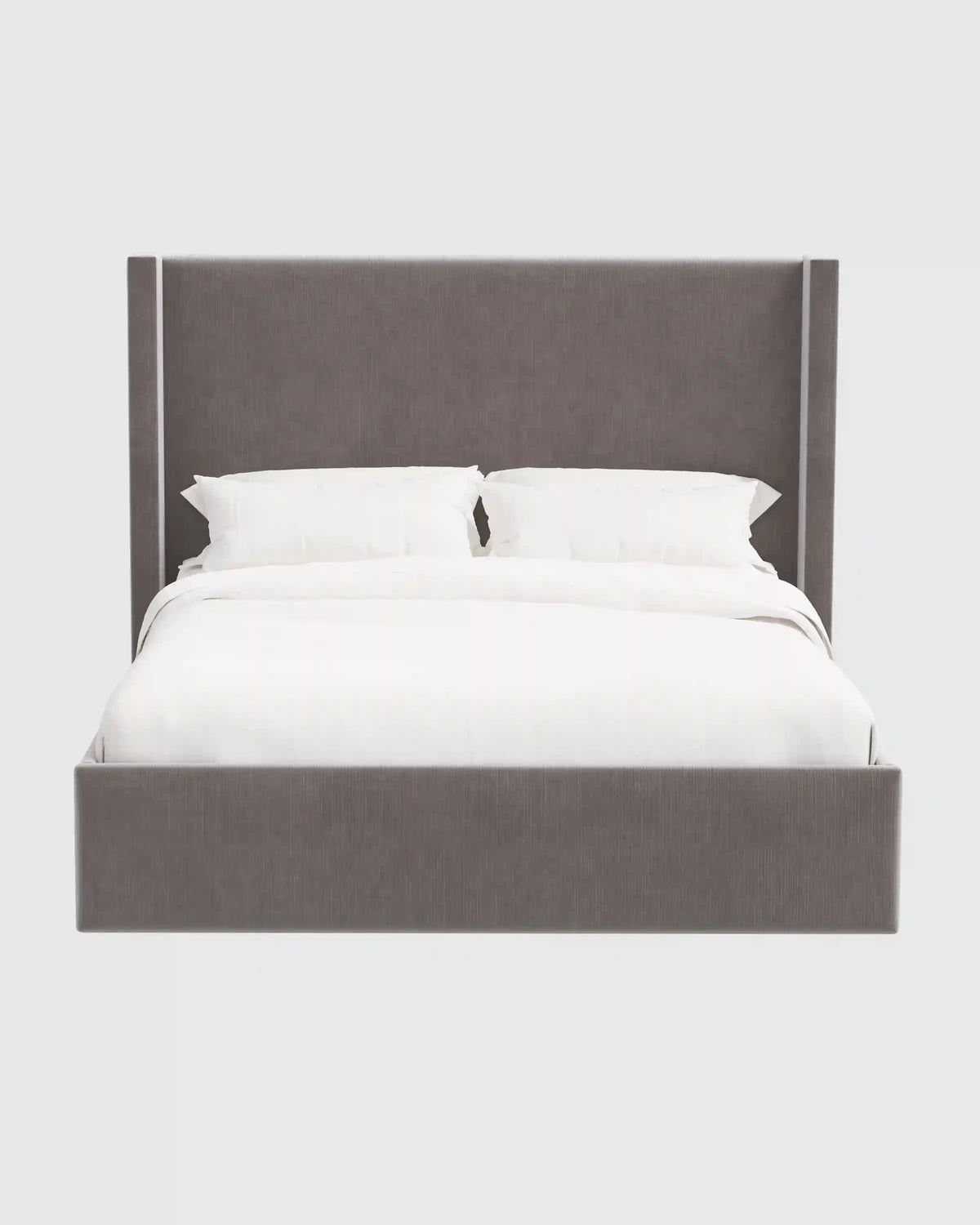 Wingback Bed in Performance Velvet