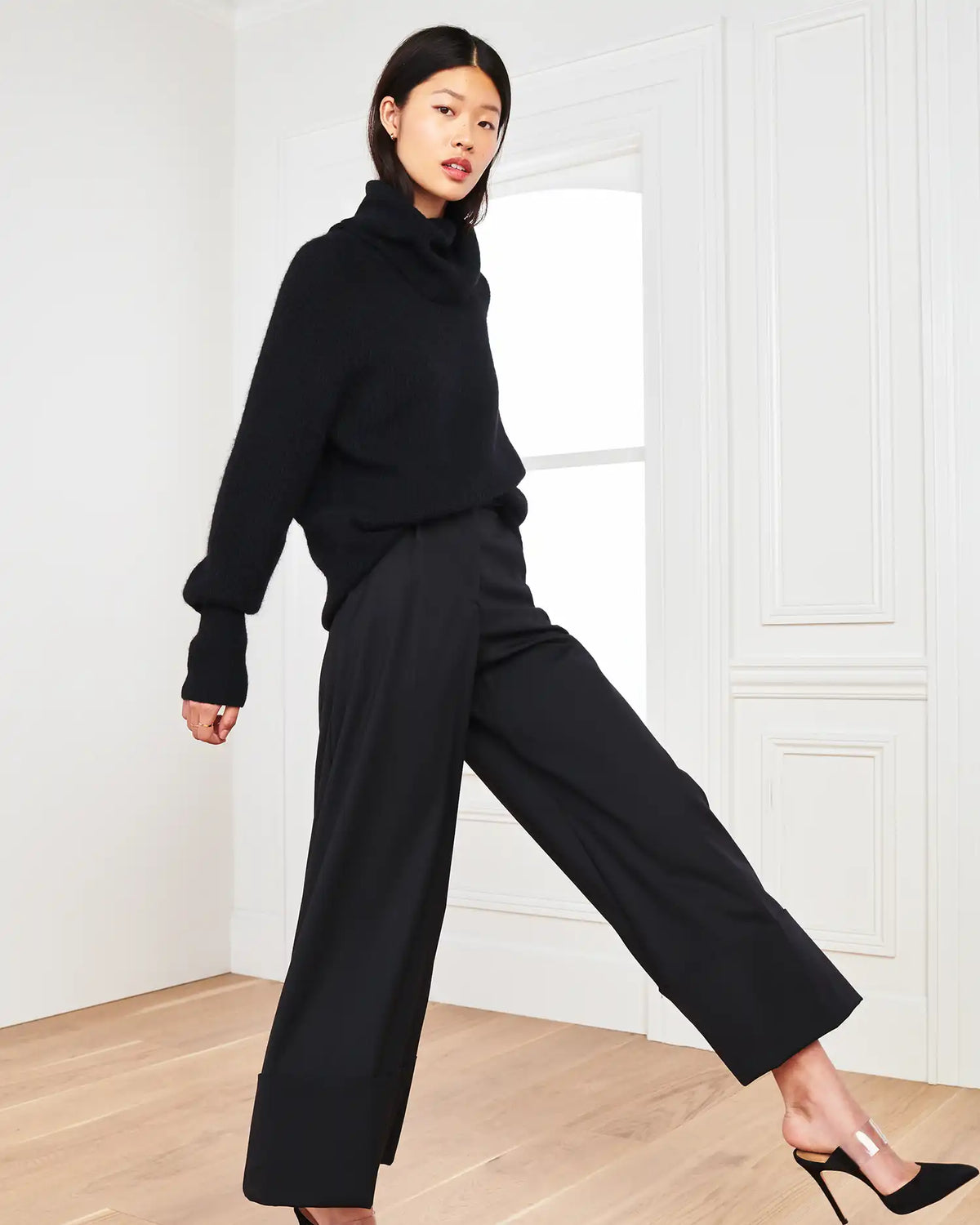 Baby Alpaca-Wool Turtleneck