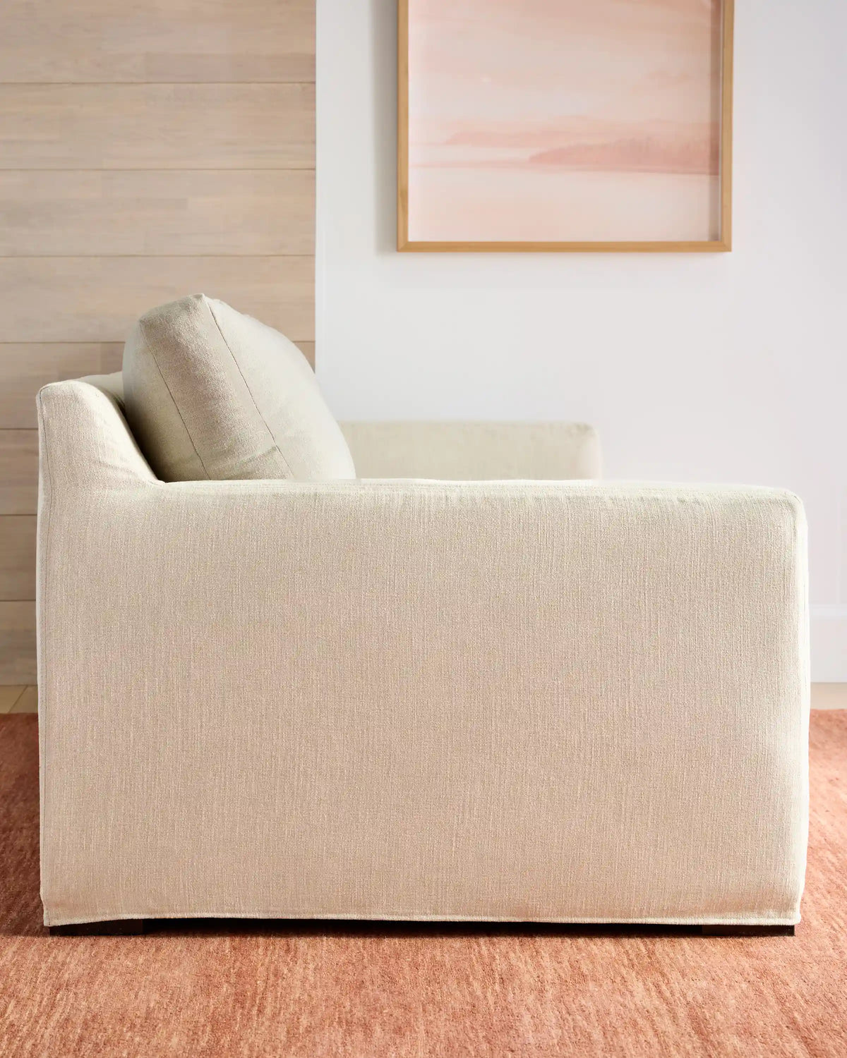 Ellery Slipcover Sofa in Performance Linen