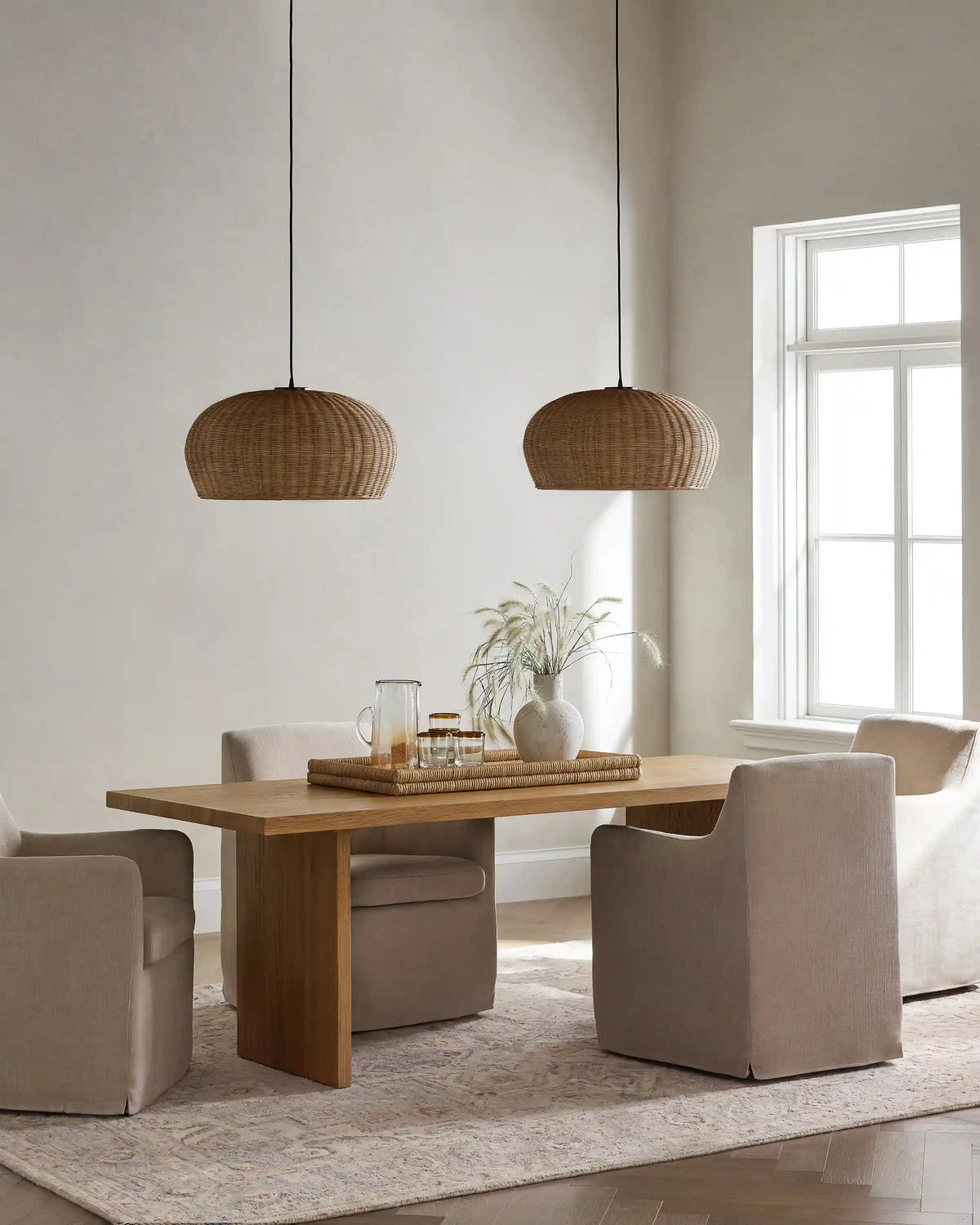 Solid Wood Plank Dining Table