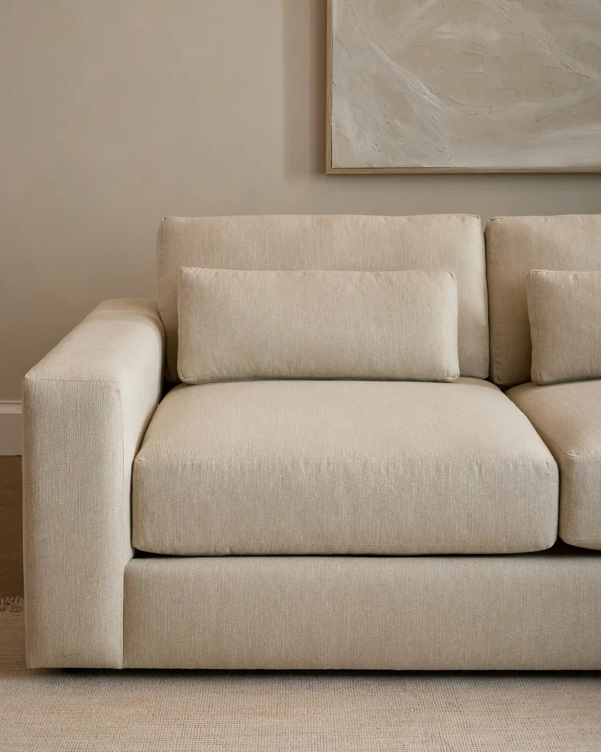 Ashford Deep Seat L Sectional in Performance Velvet