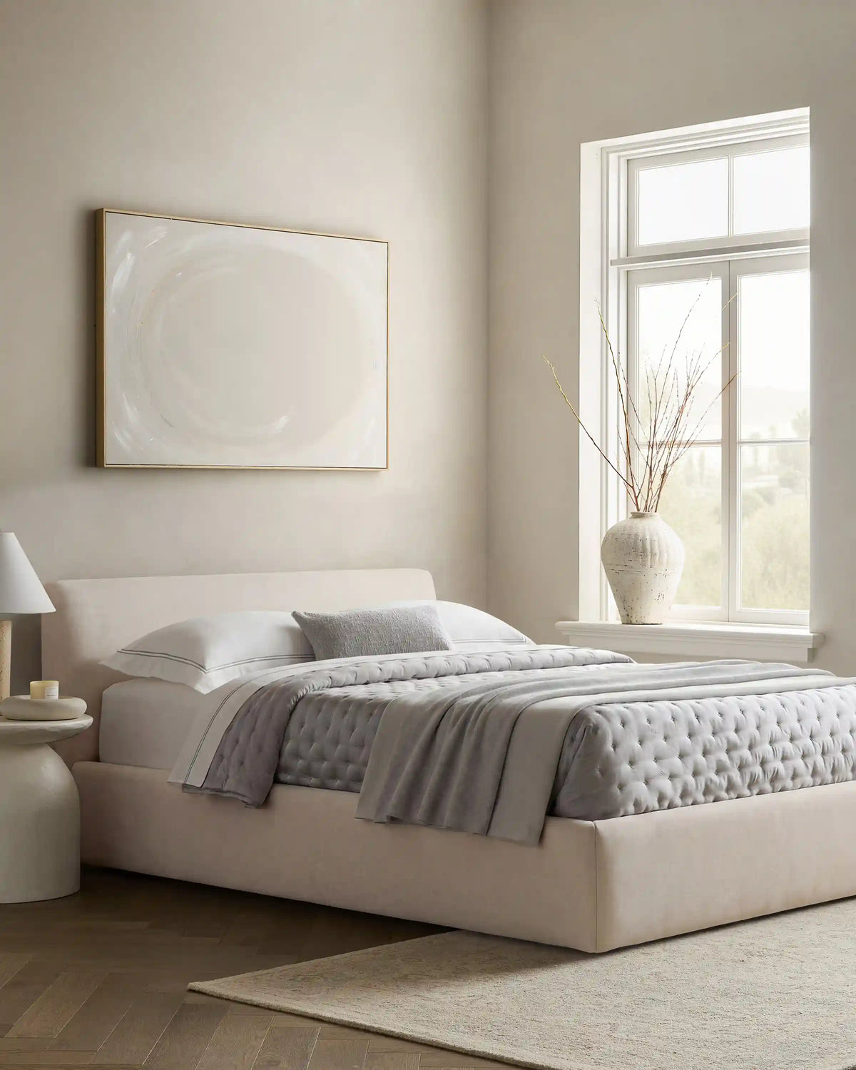 Plush Low Profile Platform Bed