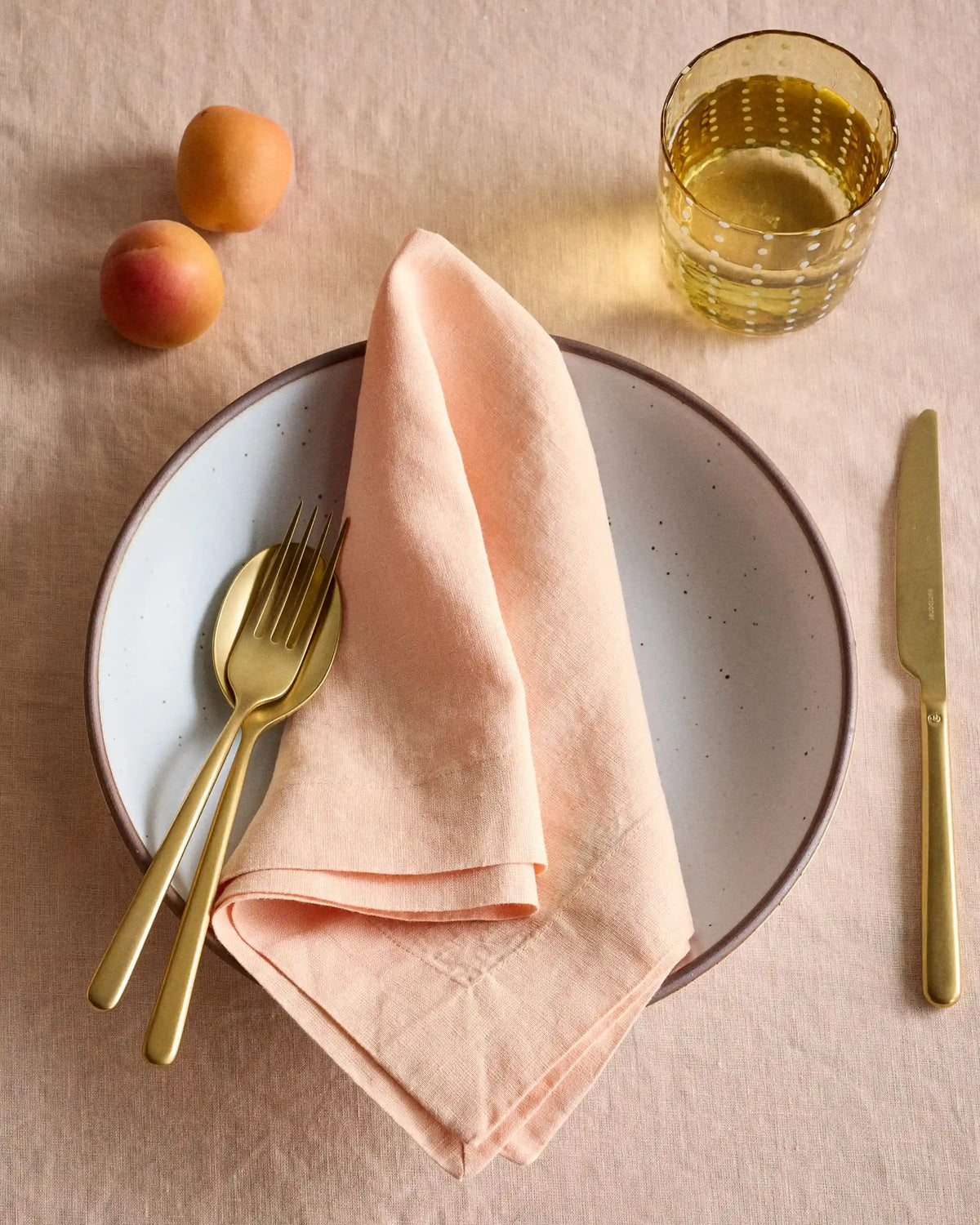 European Linen Wide-Hem Napkins, Set of 4