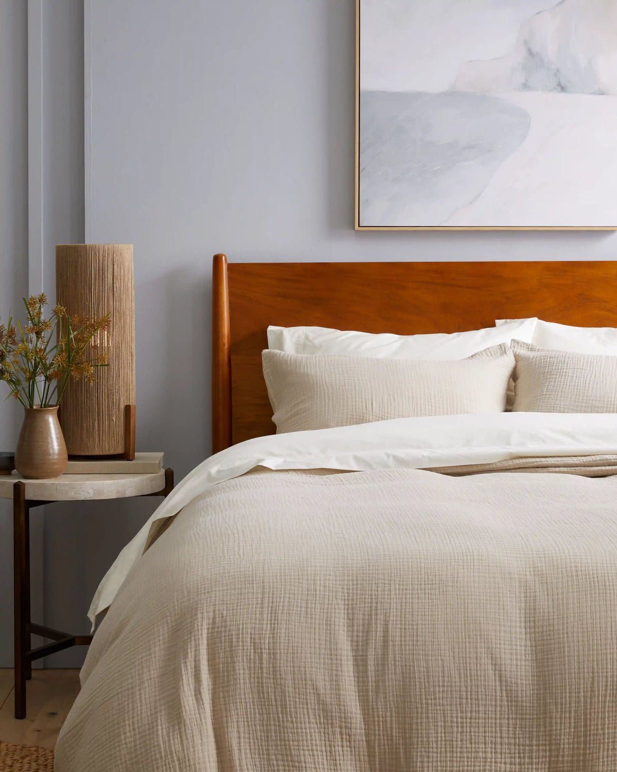 Organic Cotton Gauze Sham Set