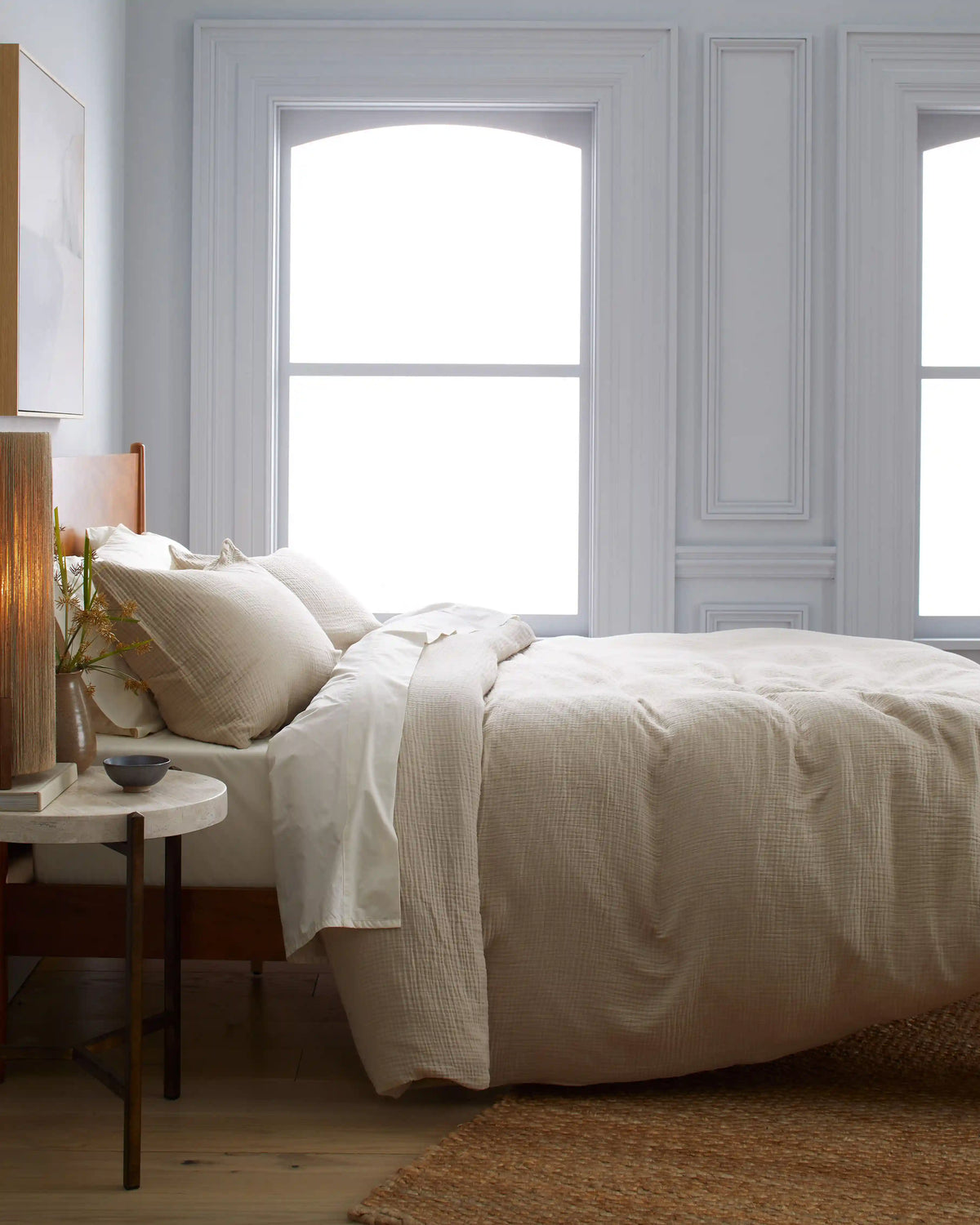 Organic Cotton Gauze Duvet Cover Set